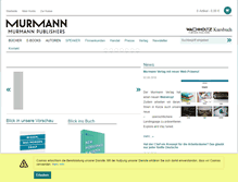 Tablet Screenshot of murmann-verlag.de